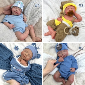 Custom Luxe Kunstenaar Siliconen Reborn Baby Knuffel Verzamelobjecten Groothandel Open Mond Herboren Poppen Voor Galerijen En Tentoonstellingen - Product Image 4