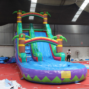 Trung Quốc Nhà Máy bơm hơi khổng lồ trượt nước thổi lên Inflatable trượt nước hồ bơi cho người lớn trẻ em - Product Image 2