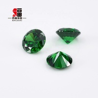 Baifu 1,0-3,0mm Runder Brillantschliff Smaragdgrüner Kubischer Zirkonia Lose Steine Synthetische CZ-Edelsteine für Schmuckherstellung