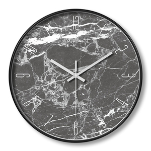 Round Cartoon Wall <b>Clock</b> With Mermaid Design Quartz Analog Silent Plastic Face For Living Room Decor - Product Image 3