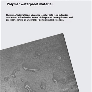 Membrane de toiture imperméable auto-adhésive en caoutchouc <span class=keywords><strong>EPDM</strong></span> de 1.5mm d'épaisseur pour étang sous-sol de <span class=keywords><strong>toit</strong></span> extérieur - Product Image 4