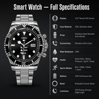 Montre connectée sport étanche 2026 avec appels sans fil, moniteur de santé, suivi du sommeil et de l'oxygène sanguin pour hommes et femmes, bracelet de fitness