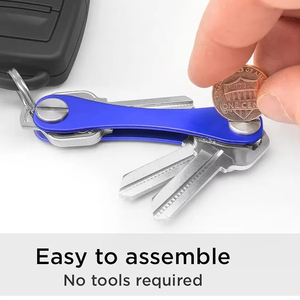 Porte-clés en aluminium en gros, mini organisateur intelligent et compact en métal, clip de rangement décoratif pour la maison - Product Image 4