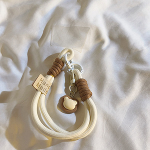 Venta directa de fábrica nuevo teléfono <span class=keywords><strong>correa</strong></span> de muñeca cordón llavero <span class=keywords><strong>para</strong></span> llave Kawaii oso conejito corazón estrella <span class=keywords><strong>Correa</strong></span> con junta parche llavero - Product Image 5