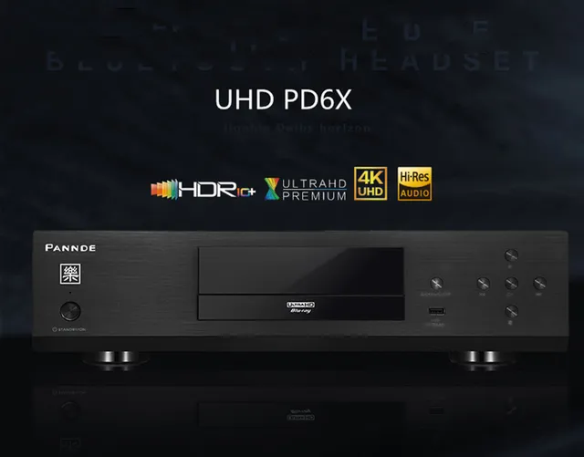 Pannde PD-6 Blu-ray 4K Ultra HD Elite DVD CD Player HDR SACD DTS DSD Dolby