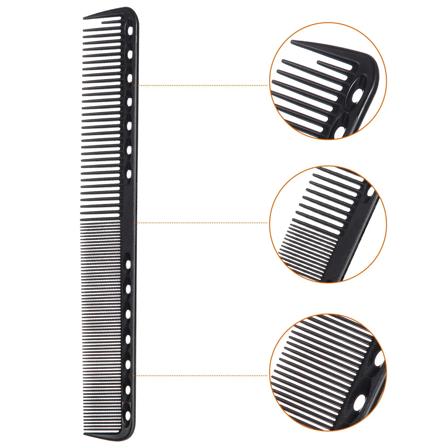 Producto directo de fábrica Juegos de peines para el cabello rizado Peine para el cabello con etiqueta privada personalizada