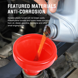 Entonnoir en plastique pour <span class=keywords><strong>voiture</strong></span>, multifonctionnel et populaire, changement d'huile, pour véhicule - Product Image 5