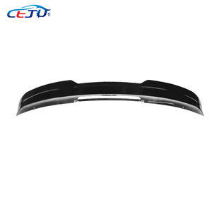 Nero lucido ABS OE stile auto Spoiler posteriore bagagliaio coda alettone coda coda coda coda per <span class=keywords><strong>Volkswagen</strong></span> <span class=keywords><strong>Polo</strong></span> <span class=keywords><strong>R</strong></span> Line GTI MK6 AW1 2017-2020 - Product Image 4