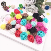TC Wholesale 500 pièces/sac Fleurs artificielles en mousse PE faites à la main Rose 3,5 cm Décorations de mariage Cadeaux pour la Saint-Valentin Fête des mères DIY