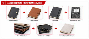 Agenda con Tapa Dura, Organizador, Cubierta de PU, Opciones de Cuaderno Multicolor para Uso en Oficina y Negocios - Product Image 3