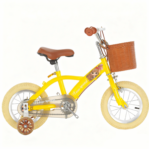 <span class=keywords><strong>Bicicleta</strong></span> de Una Velocidad de Acero Rosa para Niñas de 2 a 3 Años con Ruedas de Entrenamiento, Tamaño de <span class=keywords><strong>Rueda</strong></span> de 16 Pulgadas para Niños Grandes - Product Image 2