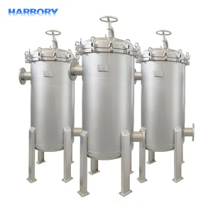 Boîtier de filtre à sacs multiples de taille 02 Filtration industrielle en acier inoxydable de haute qualité Boîtier de filtre à 2 sacs pour huile