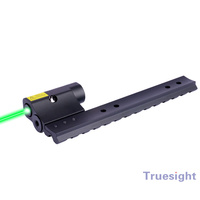 Dispositif laser ultra compact en aluminium durable de 81 g, LS60, 520 nm, 5 mW, marche/arrêt à un clic, mode stroboscopique 3 s, portée effective de 500 m, tactique