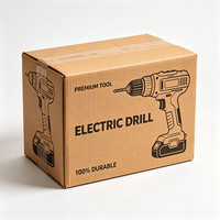 Boîte d'emballage personnalisée pour perceuse électrique, en carton ondulé 100 % durable, pour l'expédition d'outils (vente en gros)