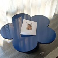 Klein Blue Flower Table basse Table d'appoint Table en bois mignon