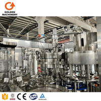 Ligne de production de boissons gazeuses, de limonade et d'eau gazeuse entièrement automatique, système de remplissage et de sertissage