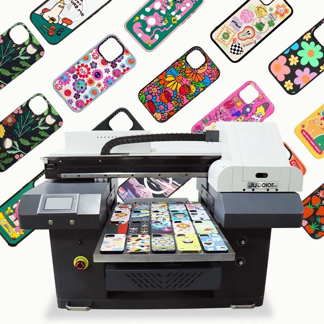 Jucolor Brand Desktop Type A2 Flatbed A2+ Size Uv4060 Uv Printer With Low Cost and After-sales Service