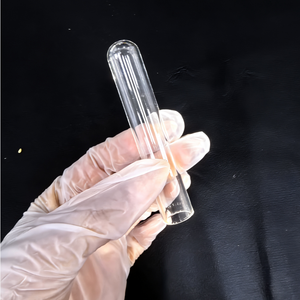 Tubo de Ensayo de Cuarzo con un Extremo Sellado para Uso en Laboratorio - Product Image 4