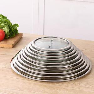 Großhandel Pfannen deckel Abdeckung Universal Deckel aus gehärtetem Glas für Kochgeschirr Teile und Deckel Ersatz - Product Image 1