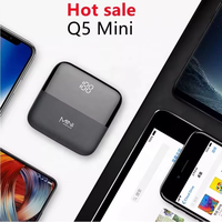 Grosir Pabrik Penjualan Panas 10000 Mah Abs Q5 Mini Dual Usb Charger Portabel Tipis Dengan 2 Port Usb untuk Ponsel Power Bank
