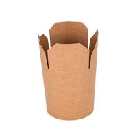 Seau à nouilles jetable - Contenant en papier anti-fuite pour pâtes à emporter et à conserver