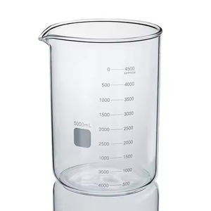 Nhà sản xuất giá thấp bán buôn 5000ml Glass beaker, Borosilicate đo cup, phòng thí nghiệm công cụ đo lường - Product Image 1