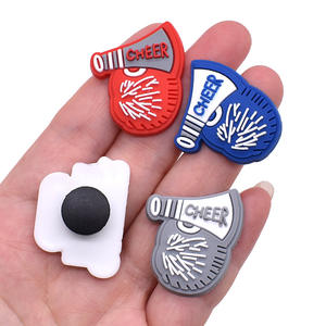 HY - Los Más Vendidos: Dijes Personalizables de PVC para Zapatos, Decoraciones para Zapatos de Animadoras, Hebillas con <span class=keywords><strong>Frases</strong></span> en Inglés, Dijes para Animar, Accesorios para Zapatos - Product Image 3