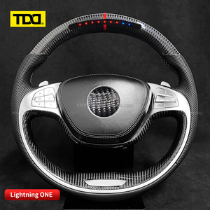 Volant en carbone TDD LED pour Benz W213 W204 S500 S320 S300 E200 E300 E320 E350 E43 E63 E53 E500 Amg Volant LED - Product Image 5