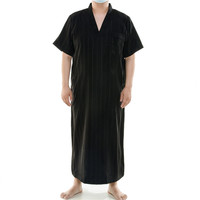 Vêtements islamiques Arabie Thobe Arabe Jubba pour Homme Homme Thobe Islamique Gamis Robe Musulmane Pyjama
