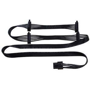 สายเคเบิลสำหรับไดร์เวอร์ SATA 6ขาเป็น4X สำหรับ RM1000X Hx1200โจรสลัด RM750X <span class=keywords><strong>RM850X</strong></span> - Product Image 1