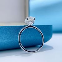 Bague solitaire en or 14 carats fantaisie avec diamant de laboratoire certifié IGI, taille ovale de 0,5 à 2 carats, pour mariage, fiançailles, cadeau