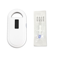 RFID Animal Glass Capsule Tag 134,2 kHz Microchip Reader Material ABS Interfaz USB 3-13cm Distancia de lectura Estándar ISO 7815 para