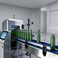 Machine d'inspection visuelle pour la détection de bouteilles avec vision CCD et caméras haute vitesse Garantie 1 an Marque BMG