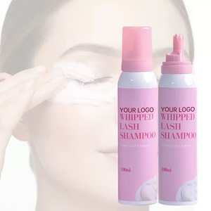 Espuma Limpiadora Vegana para Extensiones de Pestañas de 100 ml, Champú para Pestañas Sin Lágrimas, Mousse de Fresa Personalizado, Crema Batida, Herramienta de Belleza - Product Image 6