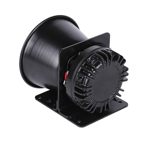Haut-parleur d'alarme de voiture, haut-parleur d'ambulance, haut-parleur de voiture, unité de commande de klaxon, klaxon électronique étanche, forme ronde, noir, 100 W - Product Image 4