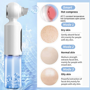Estrattore Multifunzione di Punti Neri e Acne con Compressione Calda, Ricaricabile USB, Pulitore Pori Facciali, Aspiratore di Punti Neri - Product Image 4