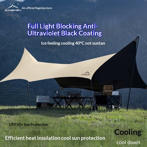 Tenda a Baldacchino in Vinile per Esterni, Attrezzatura da Picnic e <span class=keywords><strong>Campeggio</strong></span>, Impermeabile, Protezione Solare, Tenda Pieghevole a Farfalla in Tessuto Oxford 210D - Product Image 5