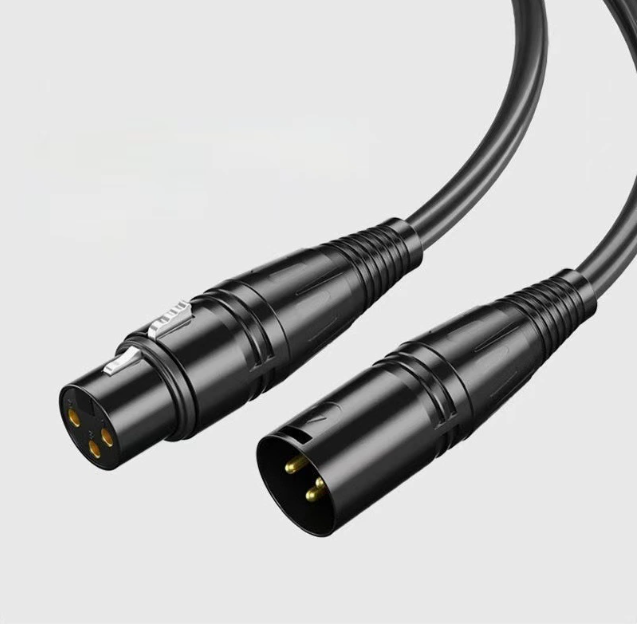 Professional Yuchen Pure Copper XLR Audio Cable Male Male Balanced Microphone Lead CE ROHS Certified Black for Studio Mixer