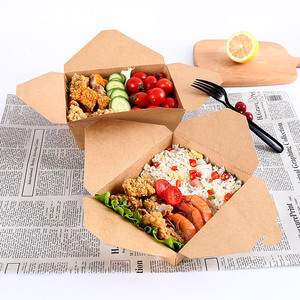 Giấy In Mang Đi Dùng Một Lần Có Thể Phân Hủy Được Hộp Đựng Thức Ăn Nhanh - Product Image 3