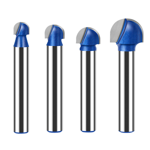 6mm Professional Woodworking Round Bottom Digging Milling <b>Cutter</b> Edge Trimming Machine End Mill <b>Cnc</b> Router Tool - Product Image 4