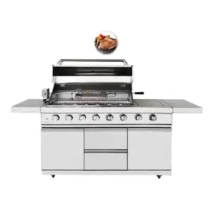 Hot New Products Outdoor Kitchen Grill Bbq Grills Commercial Chicken Grill Rotisserie Gas