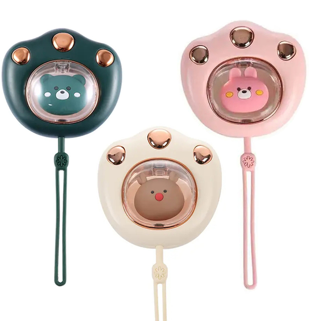 USB Rechargeable Hand Warmer Portable Quick Heating Pocket 1200mah Cute Mini Cat Paw Heater Hands Warm