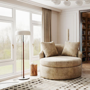 Bán buôn Bắc Âu hiện đại phong cách giải trí sang trọng cánh tay Ghế thư giãn ngả ghế sofa đơn - Product Image 4