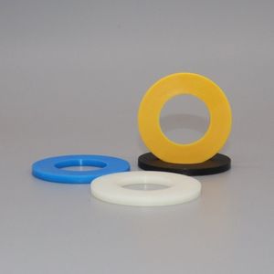 DIN Standard M3 Nylon Plastic Fastener Flat Thin Gasket Insulation Clear <b>Spacer</b> General Industry - Product Image 1