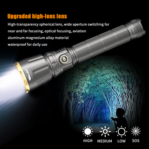 <span class=keywords><strong>2025</strong></span> mới titok Facebook Youtube Hot siêu sáng tầm xa LED <span class=keywords><strong>Torch</strong></span> sạc siêu Đèn pin Laser - Product Image 5