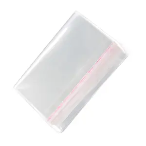 Sacs d'emballage en cellophane pour vêtements, sac auto-adhésif avec impression personnalisée, matière plastique, OPP de qualité alimentaire, 10 pièces, discount