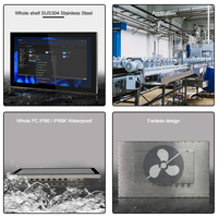 PC industriel tactile étanche IP66 IP69K 23,8 pouces Intel J1900 sans ventilateur, idéal pour l'automatisation industrielle - Meilleures ventes