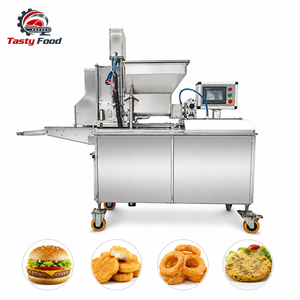 Machine à former des galettes de viande commerciales avec une largeur de bande de 240 mm, pour nuggets de poulet et galettes de burger - Product Image 4