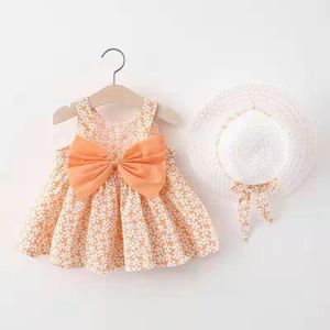 Mysweeby Vente en gros Nouvelle Arrivée Vêtements d'été pour enfants Robes décontractées à imprimé sans manches pour filles Robes à pois pour enfants Robes pour filles - Product Image 6