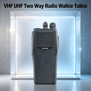 EP450 Waterproof Analog Portable Handheld <b>Two</b>-<b>way</b> <b>Radio</b> UHF VHF Portable Rugged <b>Radio</b> Walkie Talkie Long Range 10KM - Product Image 1